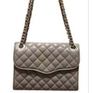 Gray Rebecca Minkoff crossbody bag